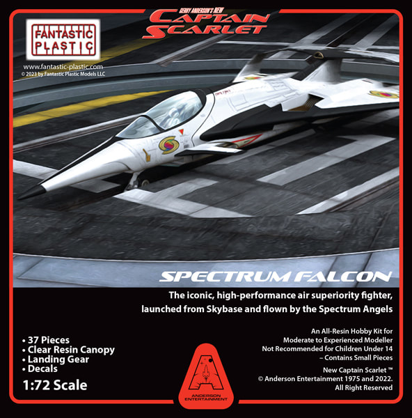 Captain Scarlet White Falcon by Fantastic Plastic Models