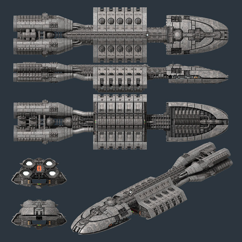 バーサーカー クラス Berzerk class Colonial Fleet escort