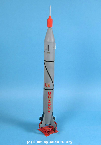 Chrysler Jupiter-C Missile w/Explorer 1 Satellite by Hawk