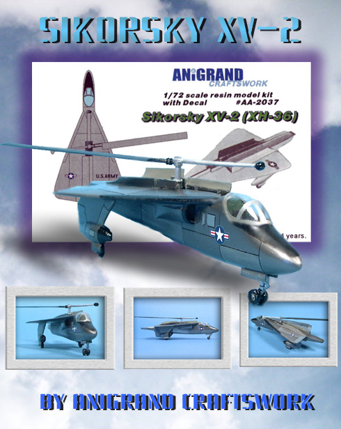 Sikorsky XV-2 (XN-36) VTOL Fighter Concept by Anigrand - Fantastic