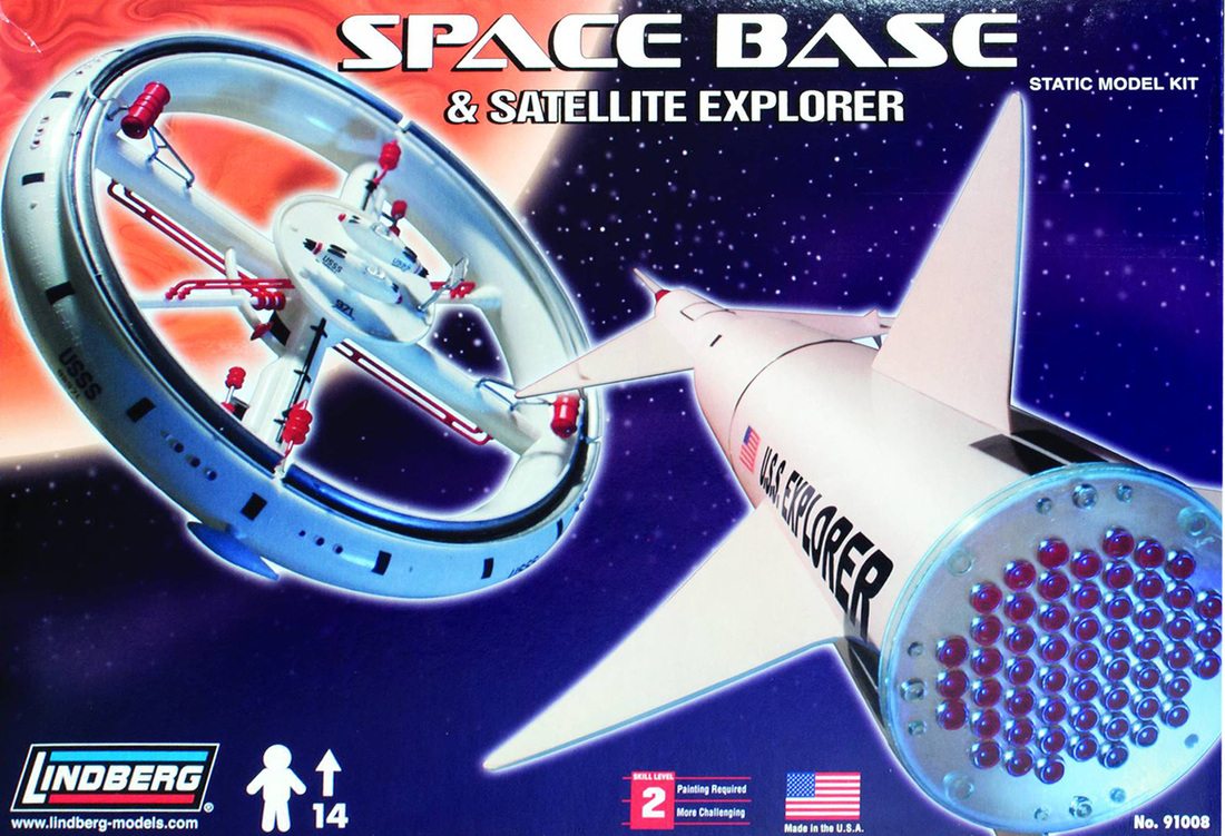 U.S. Space Station by Lindberg - Fantastic Plastic Models
