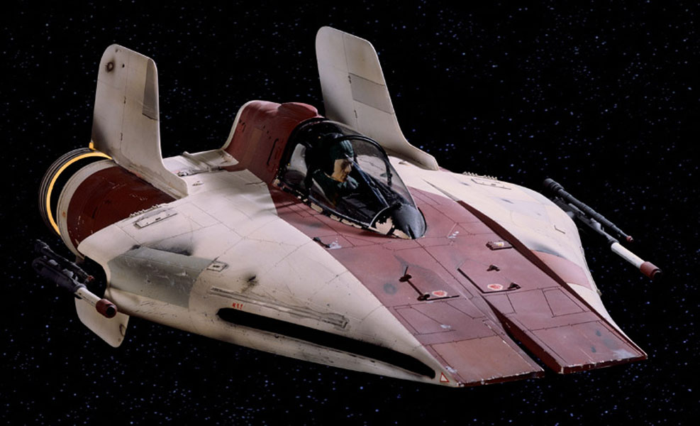 Star Wars A-Wing Fighter by MPC - Fantastic Plastic Models