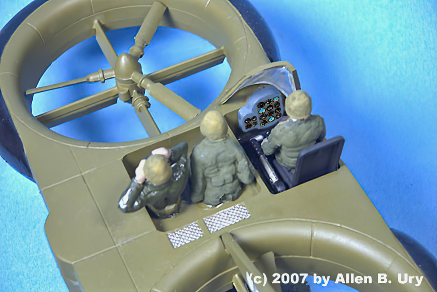 Maquette 1/35 Glencoe Piasecki ZV-8P Airgeep – Décalques Altérés – Occasion