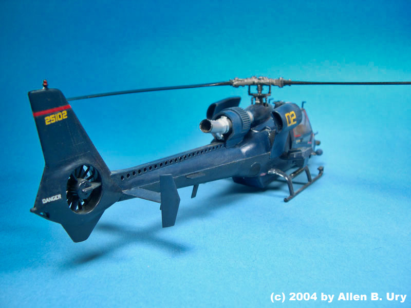 Blue Thunder Helicopter by Monogram - Fantastic Plastic Models
