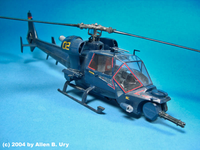 Blue Thunder Helicopter by Monogram - Fantastic Plastic Models