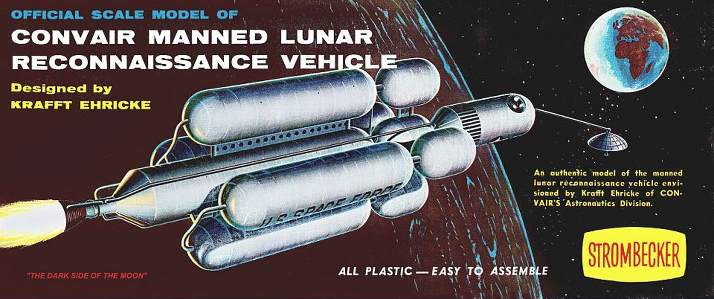 Convair Manned Lunar Reconnaissance Vehicle by Strombecker - Fantastic  Plastic Models