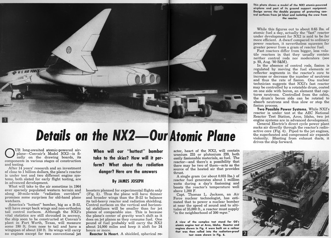 Convair NX-2 Atomic-Powered Bomber by Fantastic Plastic