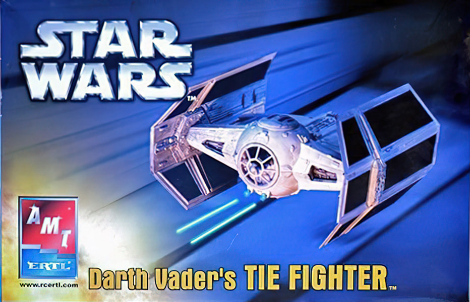 Amazon.com: MPC Star Wars: A New Hope Darth Vader Tie Fighter 1:32 Scale  Model Kit : Arts, Crafts & Sewing