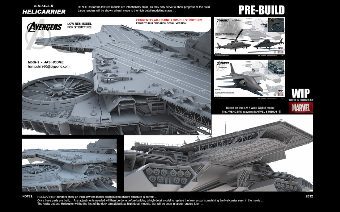 Shield best sale helicarrier model