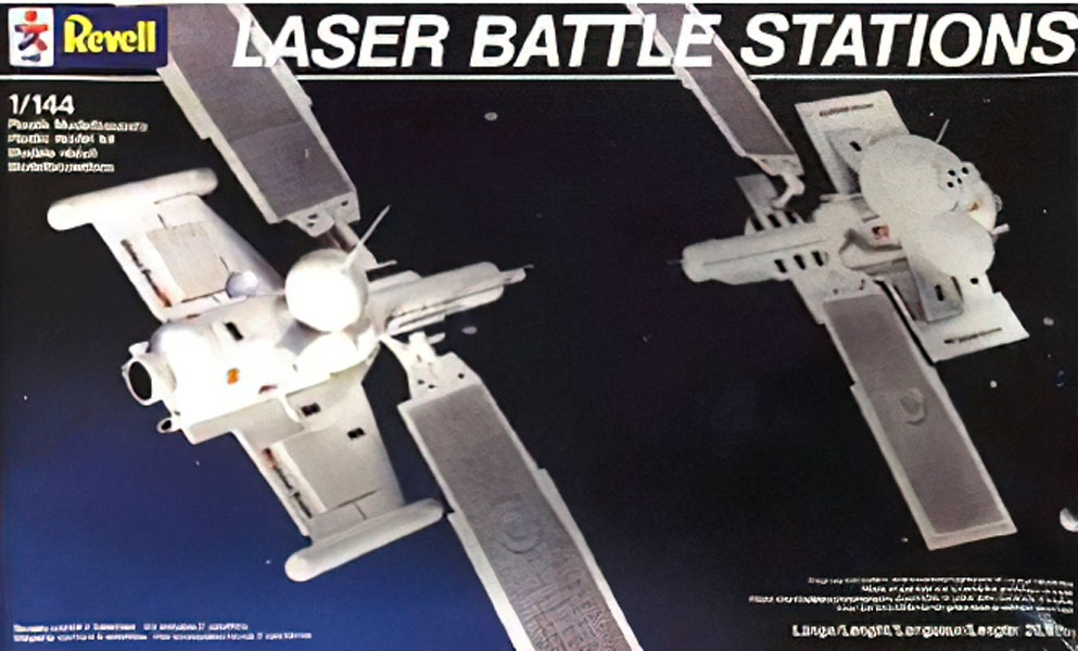Rare 1984 Revell 4534 Laser Battle Stations 1:114 Scale Plastic Model Kit 