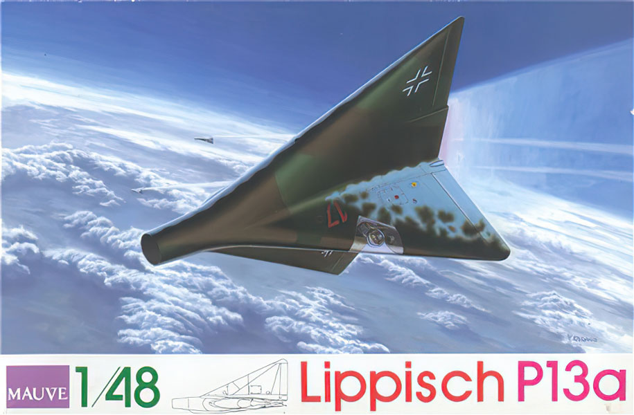 Lippisch Li.P.13A Luft'46 Jet Fighter by Mauve - Fantastic Plastic