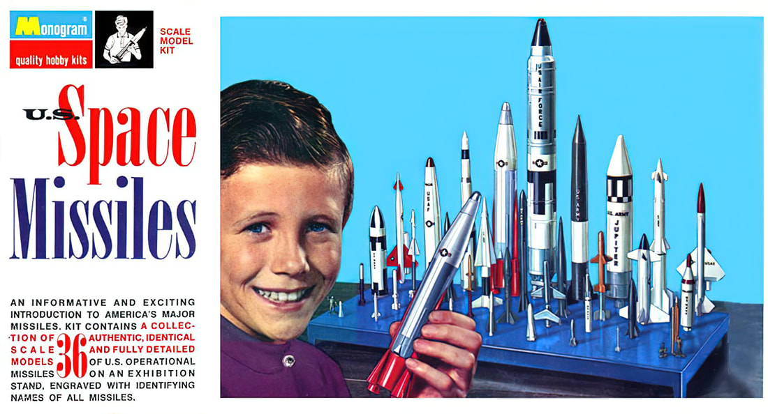 U.S. Space Missiles Set by Monogram - Fantastic Plastic Models