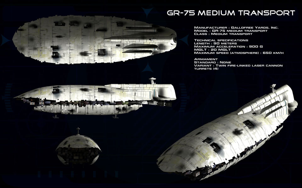 Rebel transport ship outlet