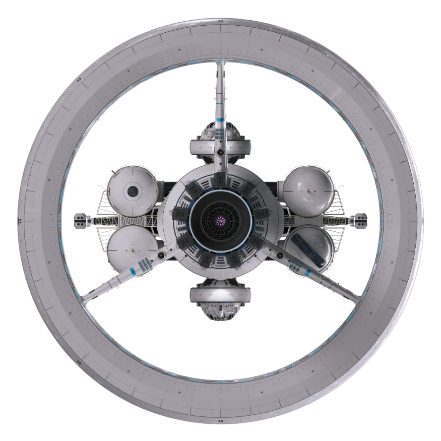IXS Enterprise NASA Warp Ship Model Kit by Fantastic Plastic