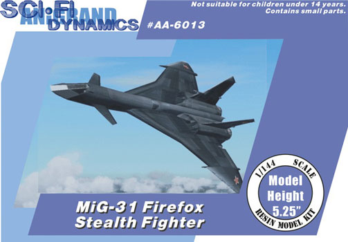 MiG 31 Firefox 1:144 Box Art