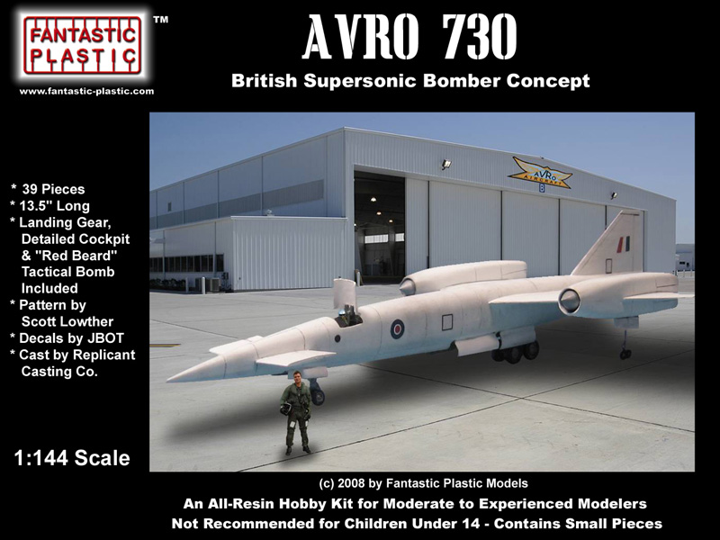 Avro 730 Fantastic Plast Re-Release Box Art