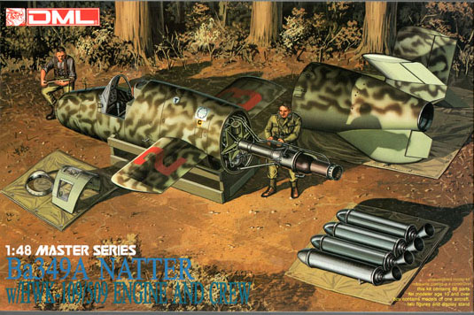 Ba349A Natter w/HWK-109/509 Engine and Crew Box Art