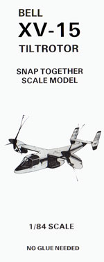 Bell XV-15 Tiltrotor Model Bag Art