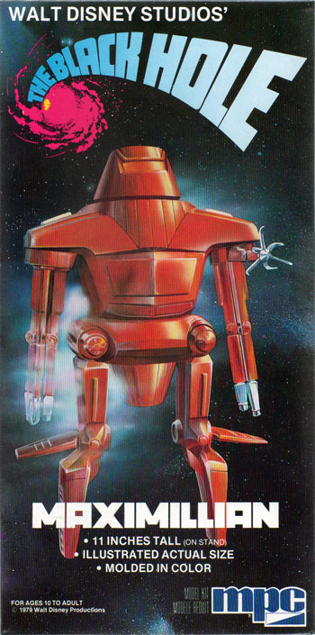 Maximillian Robot from "The Black Hole" - MPC Box Art