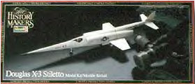 Douglas X-3 Stiletto- Revell - History Makes Box Art