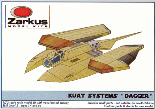 Star Wars Dagger Fighter - Zarkus Box Art