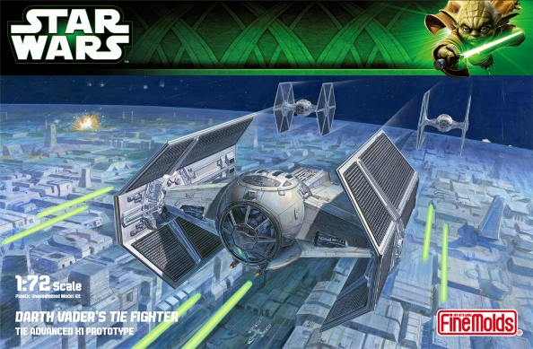 Darth Vader's TIE Fighter - Fine Molds Box Art