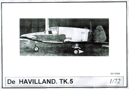 DeHavilland TK5 Dujin Bag Art