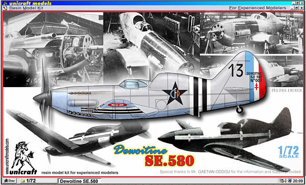 Dewoitine SE.580 - Unicraft Box Art