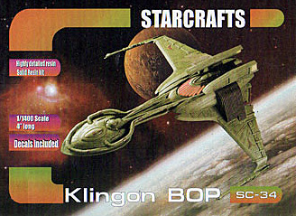 Early Klingon Bird of Prey - The Delta Quadrant Box Art