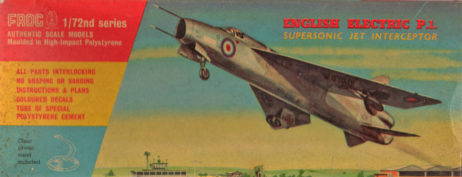 English Electric P.1 - Frog Box Art