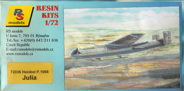 Heinkel P.1068 Julia - RS Models Box Art