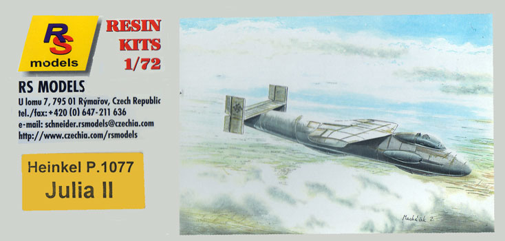 Heinkel P.1077 Julia II - RS Models Box Art