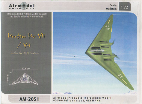 Airmodel Horton Ho.VII/V-1 Box Art