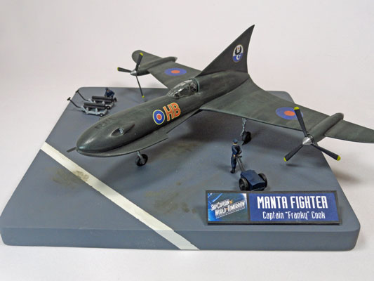 Jim James' "Sky Captain" Manta Fighter - 1