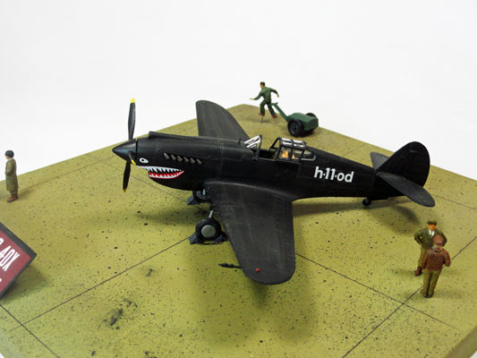 Jim James' "Sky Captain" P-40X - Side View