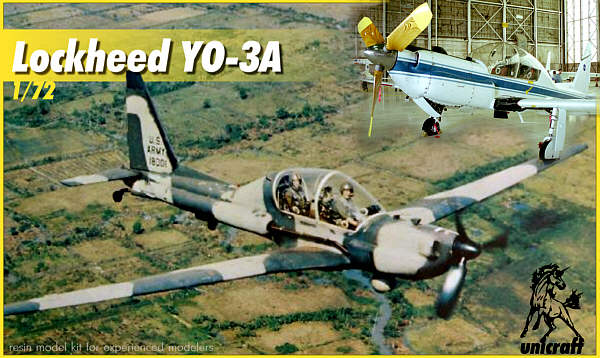 Lockheed YO-3A - Unicraft Box Art