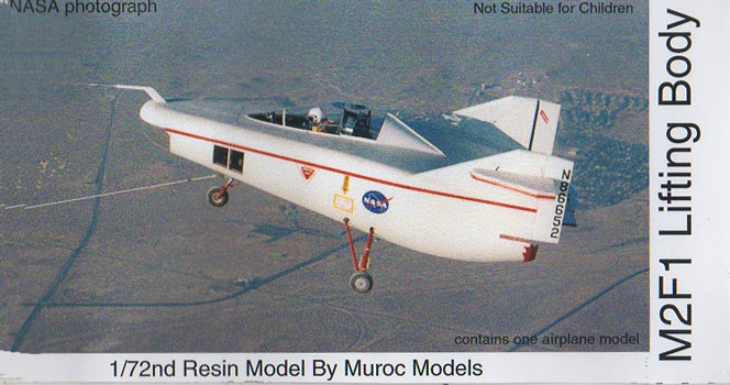 M2-F1 Lifting Body - Muroc Models - Box Art