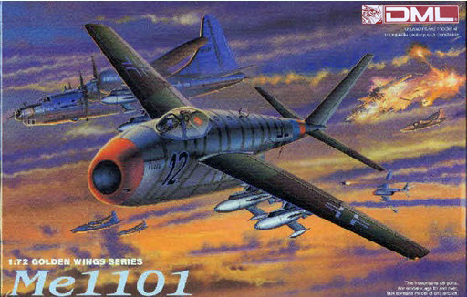 Messerschmitt Me1101 - DML Box Art