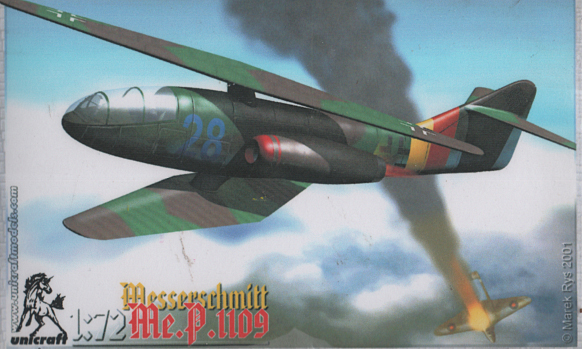 Messerschmitt Me.P.1109 - Unicraft Box Art