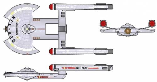 Odonata-Class Frigate Plan View