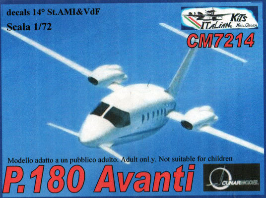 P.180 Avanti Cunarmodels Box Art