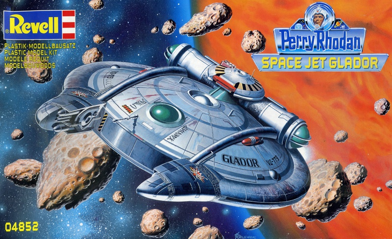 Perry Rhodan Space Jet Glador Revell Box Art