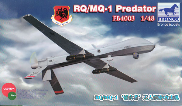 RQ-1/MQ-1 Predator UCAV Bronco Box Art