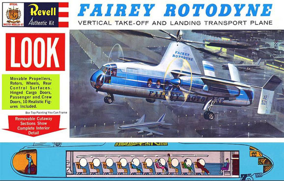 Fairey Rotodyne - Revell - Original Box Art