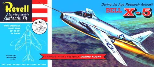 Bell X-5 - Revell - Original Box Art