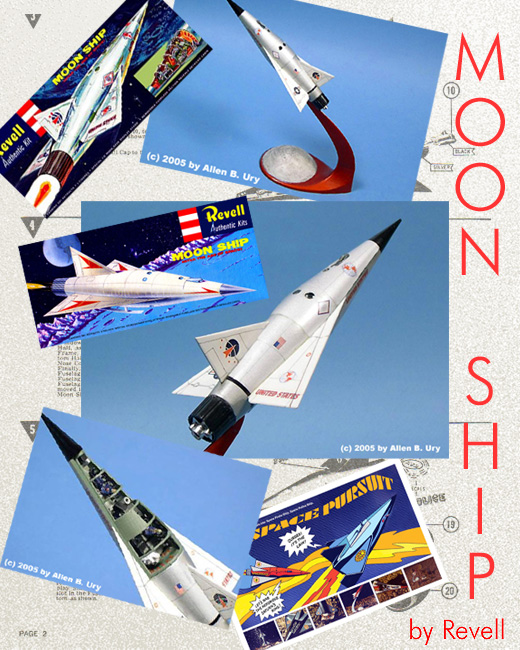 Revell Moon Ship Poster