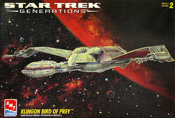 Klingon Bird of Prey AMT/Ertl Box Art