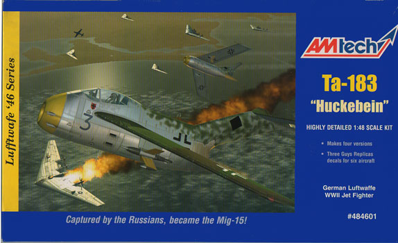 Ta-183 Huckebein 1:48 Model Kit by Amtech