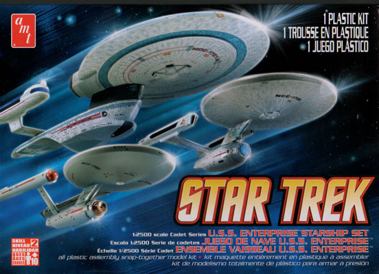 U.S.S. Enterprise Set (1:2500) - AMT Box Art