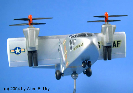 Hiller X-18 Tilt Wing VTOL 2